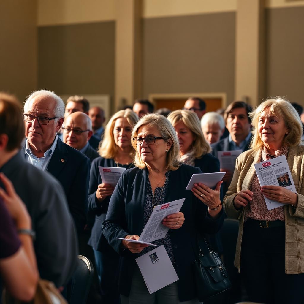 Independents show up when the pitch is concrete: a house, a deed, a monthly payment they can actually make.
